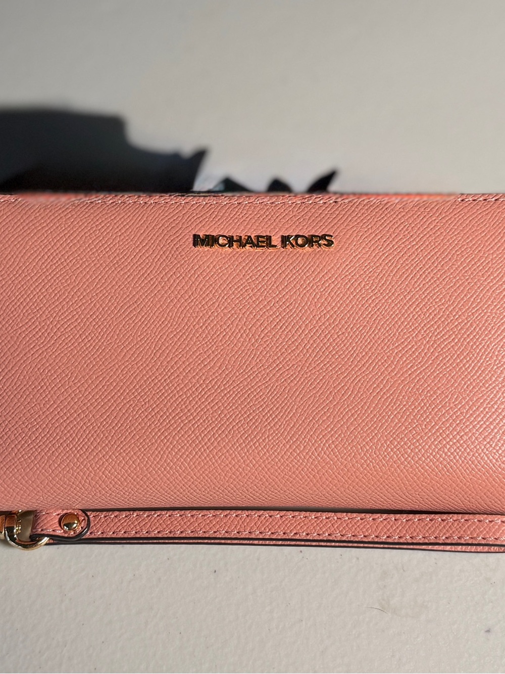 Michael Kors Saffiano Leather Wristlet